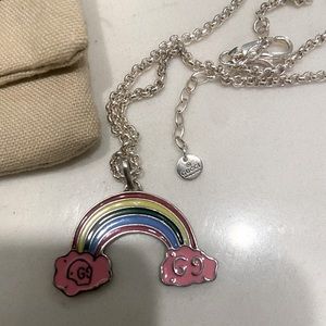 Gucci skull rainbow necklace